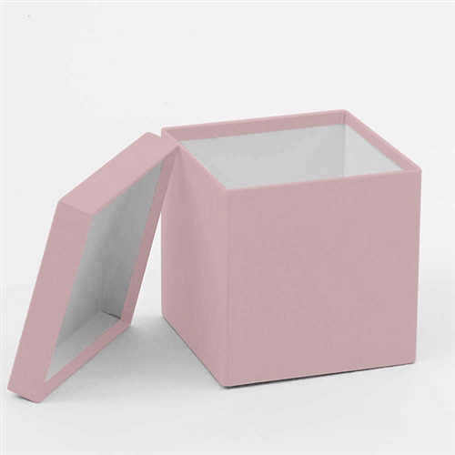 65012 Hat Box Set of 3 Ø 23x20 cm Beige Pink Cardboard Flowers Storage Box